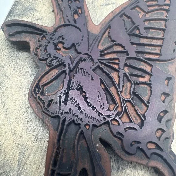 Fairy Girl Butterfly Pixie Judi Kins 1767 Rubber Stamp Fantasy - Picture 5 of 7